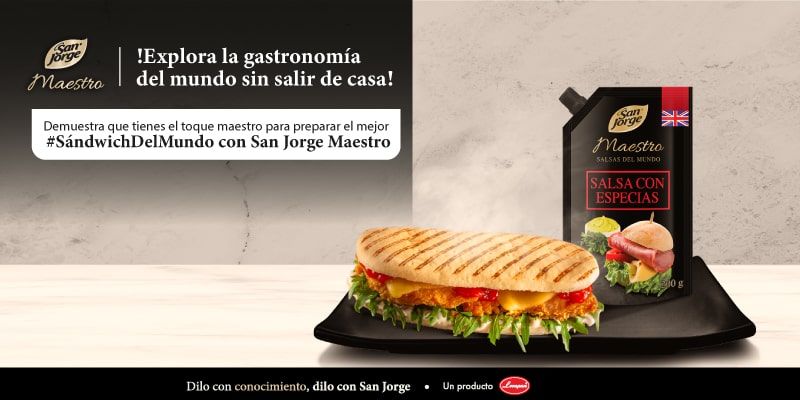 SÁNDWICH DEL MUNDO CON SAN JORGE MAESTRO